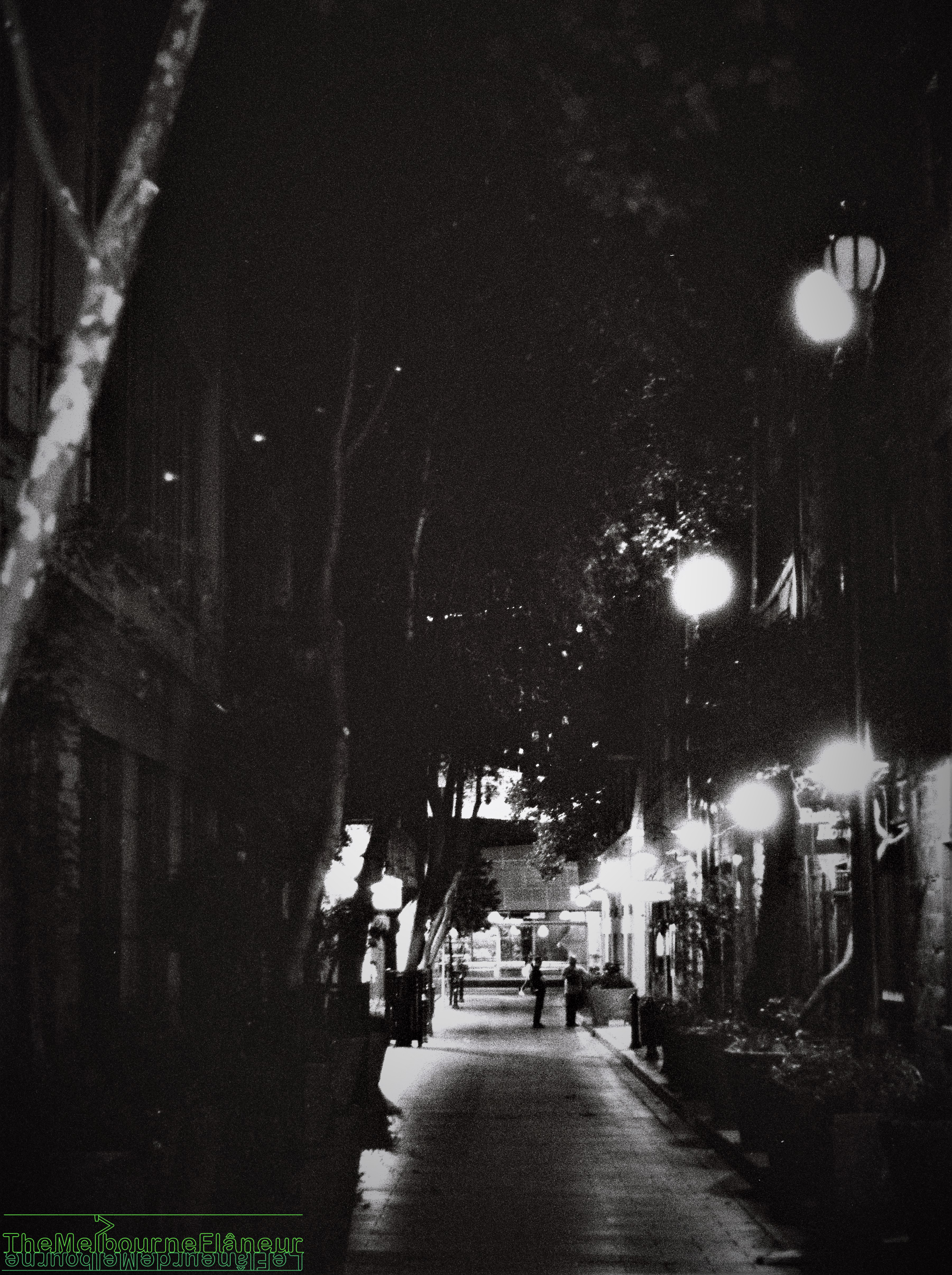 Highlander lane, night, by Dean Kyte