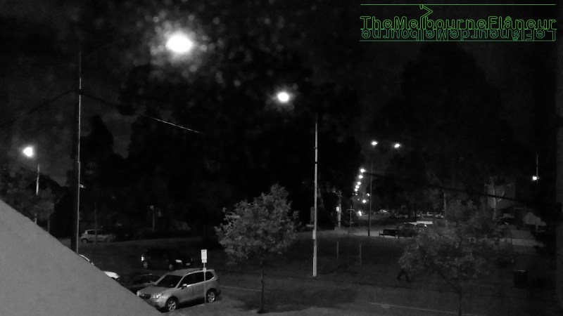 Hawke street, West Melbourne, night, by Dean Kyte.