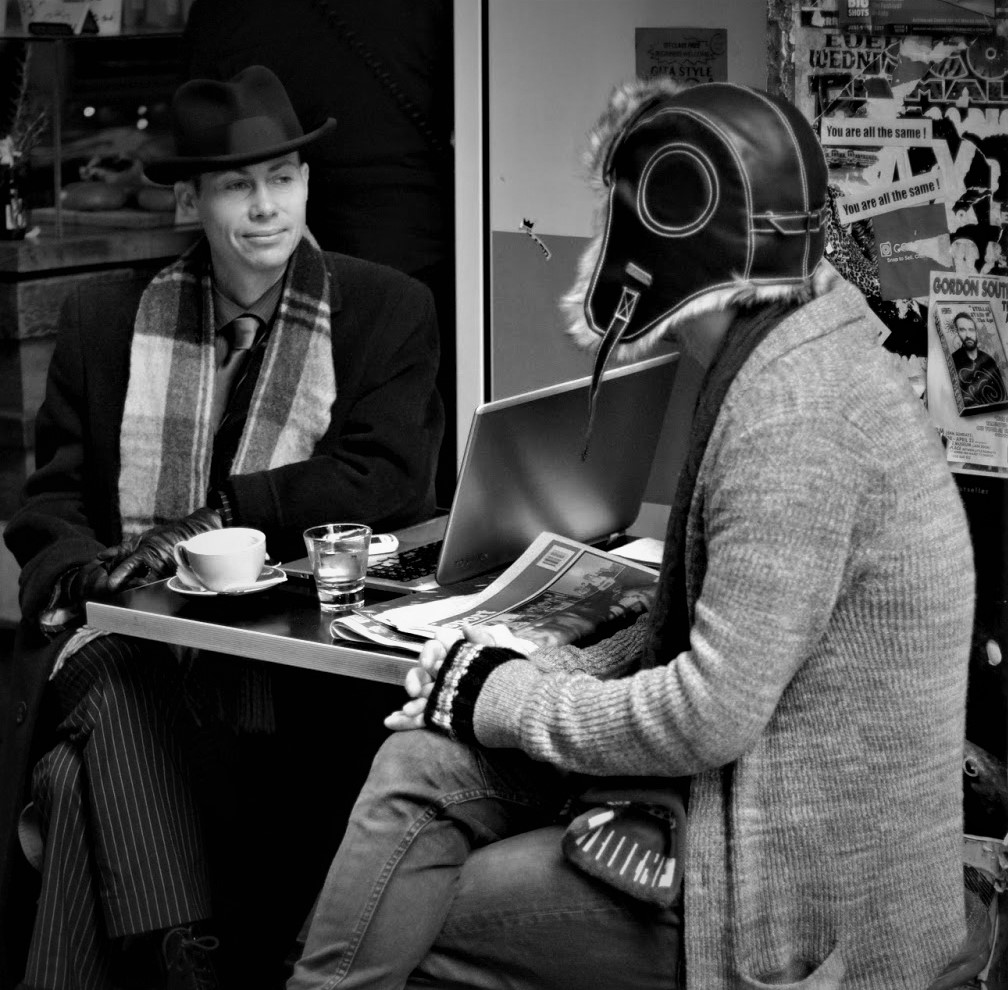 Dean Kyte and Chris Cincotta at the Three Little Monkeys, Centre Place, Melbourne.